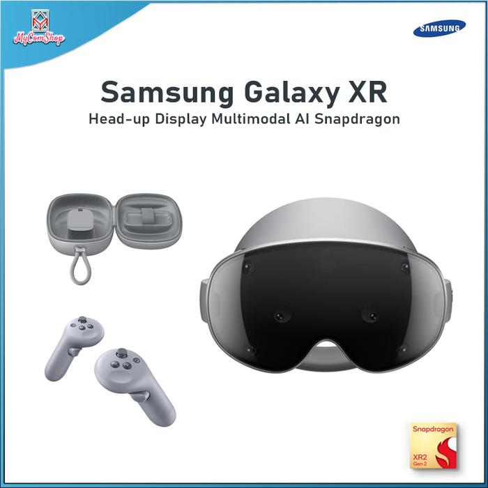 SAMSUNG GALAXY XR HEAD-UP DISPLAY MULTIMODAL AI SNAPDRAGON VR HEADSET