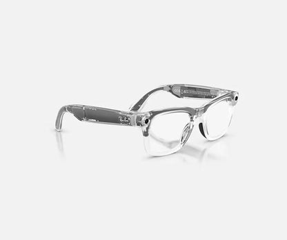 RAY-BAN META WAYFARER LIMITED EDITION META AI GLASSES GEN 2 MATTE TRANSPARENT FRAME TRANSITIONS RUBY LENSES