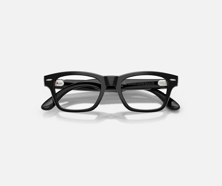 RAY-BAN META AUDIO BURBANK SHINY BLACK CLEAR/GREY TRANSITIONS