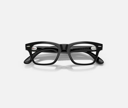 RAY-BAN META AUDIO BURBANK SHINY BLACK CLEAR/GREY TRANSITIONS
