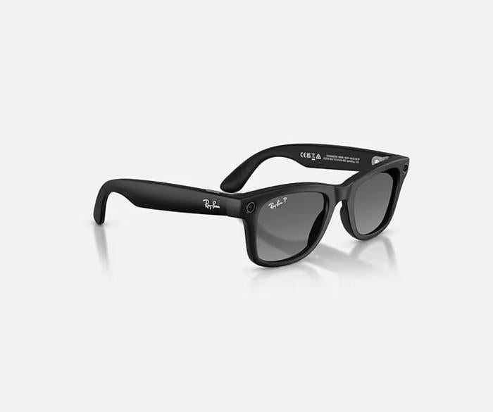RAY-BAN META WAYFARER META AI SUNGLASSES GEN 2 POLARIZED LENSES GRAPHITE WITH MATTE BLACK FRAME